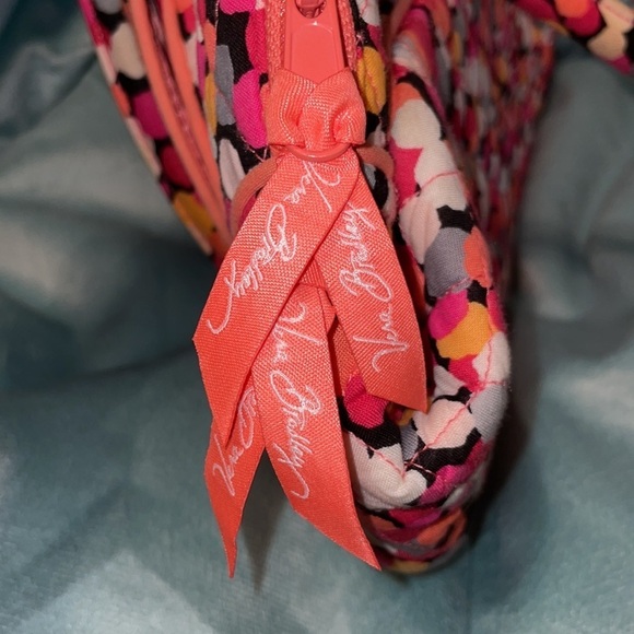 Vera Bradley Turnlock Satchel Purse in Pixie Confetti - Picture 4 of 10